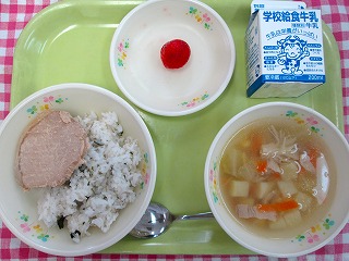 0224わかめごはん 0224わかめごはん