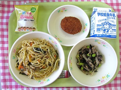 5.27けんさんきのこのスパゲティー