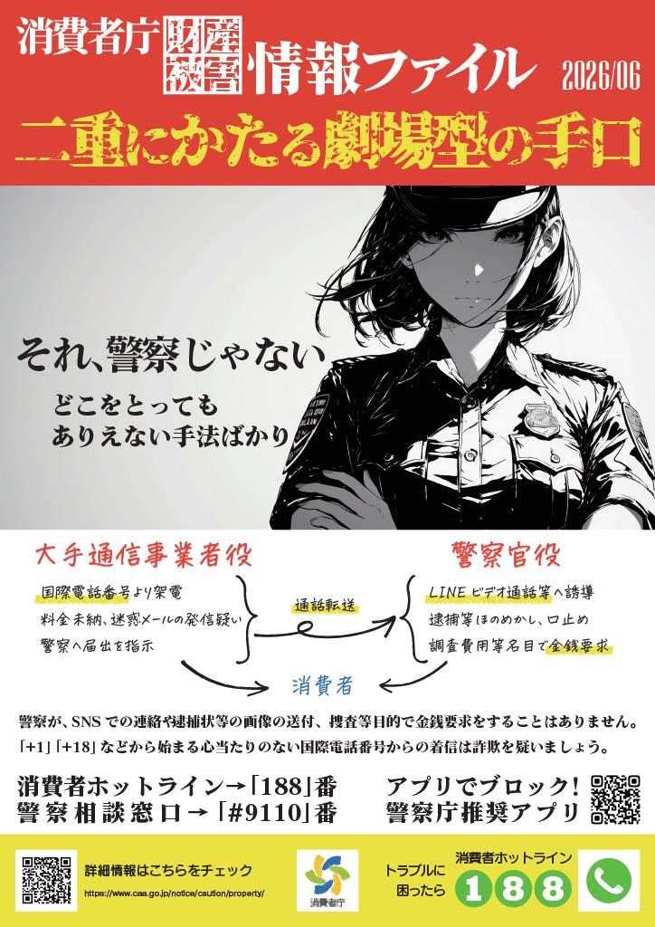 二重にかたる劇場型の手口