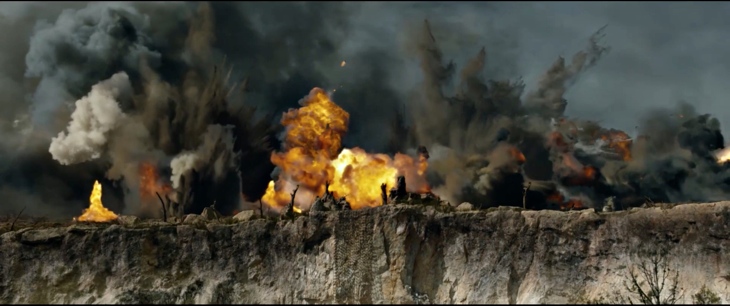 映画の戦闘シーン