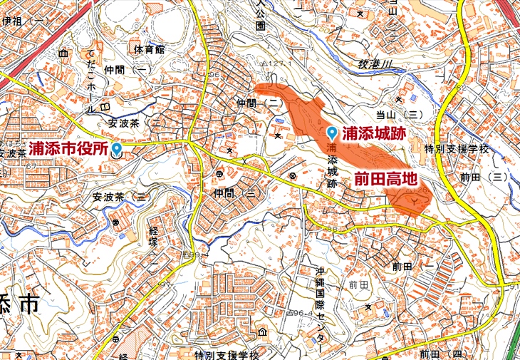 前田高地の場所