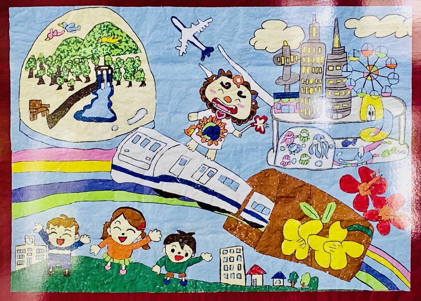 ジャンボ壁画浦添小