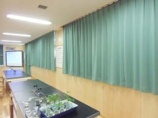 理科室（カーテン）