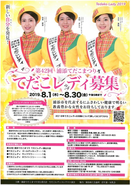 てだこレディ応募チラシ