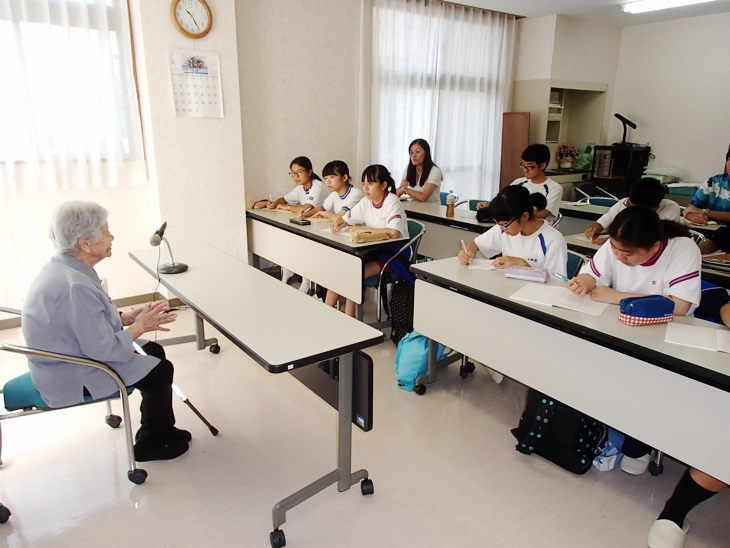 恵の丘原爆ホーム訪問