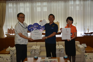 市長表敬の写真