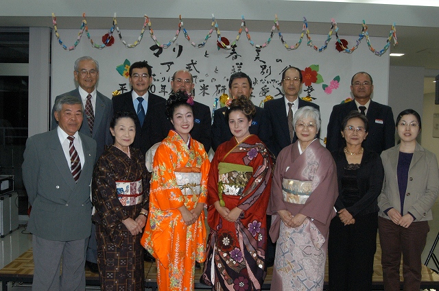 修了式　お世話になった方々と