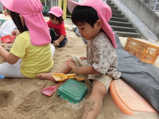 砂遊び