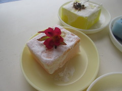 子ども達が作ったせっけんケーキ