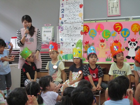 ５月生まれの誕生会