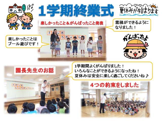 1学期終業式