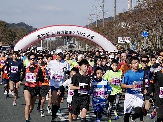 寒中駆ける