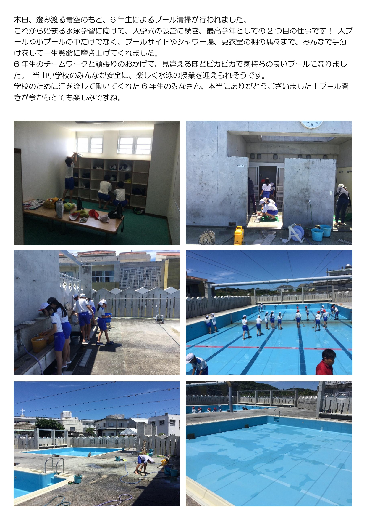 プール清掃